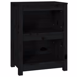 VidaXL 821703, Noir, Bois, Bois, Bois de pin, 500 mm, 350 mm
