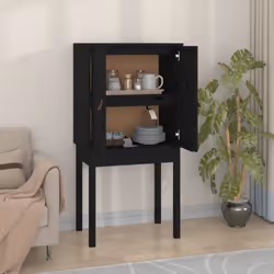 Doté d'un design rustique et tendance, ce buffet haut en bois sera un supplément décoratif et pratique à votre décor. Matéria ...