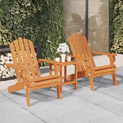 Ces chaises de jardin Adirondack en bois d'acacia massif sont un excellent supplément à votre jardin, patio ou terrasse. Maté ...
