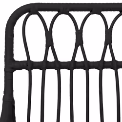 VidaXL 319427 chaise d'extérieur Terrace Polyéthylène, Polyuréthane, Acier Noir - Vue supplémentaire 7