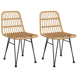 VidaXL 319428 chaise d'extérieur Terrace Polyéthylène, Polyuréthane, Acier