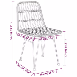 VidaXL 319428 chaise d'extérieur Terrace Polyéthylène, Polyuréthane, Acier - Vue supplémentaire 8
