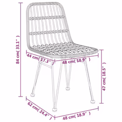 VidaXL 319429 chaise d'extérieur Terrace Polyéthylène, Polyuréthane, Acier Noir - Vue supplémentaire 8