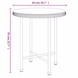 VidaXL 319433 table de jardin Noir - Vue supplémentaire 6