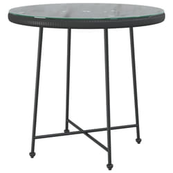 VidaXL 319437 table de jardin Noir