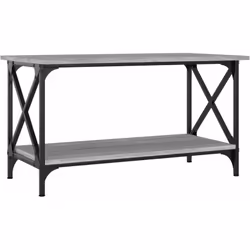 Ajoutez une touche d'élégance à votre salon avec cette table basse classique. Matériau robuste : le bois d'ingénierie est d'u ...