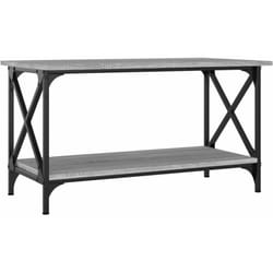 Vidaxl - Table basse Sonoma gris 80x45x45 cm Bois d'ingénierie et fer