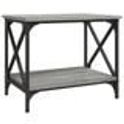 vidaXL Table d'appoint Sonoma gris 55x38x45 cm Bois d'ingénierie