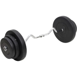 Barre D'Haltères Ondulée Avec Plaques 60 Kg Vidaxl