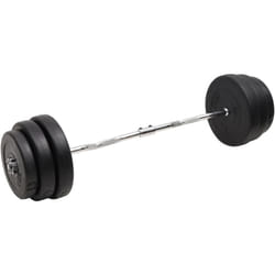 Barre D'Haltères Ondulée Avec Plaques 90 Kg Vidaxl