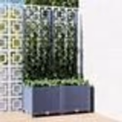vidaXL Paniers à gabions arqués 2 pcs 200x50x80/100 cm Fer galvanisé