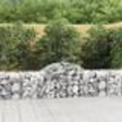 vidaXL Paniers à gabions arqués 50 pcs 200x50x60/80 cm fer galvanisé