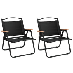 VidaXL 319482 chaise d'extérieur Terrace Oxford, Acier Noir