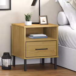 VidaXL 350970 Table de nuit et table de chevet Marron