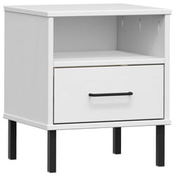 VidaXL 350972 Table de nuit et table de chevet Blanc
