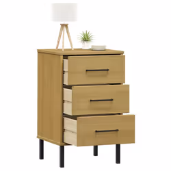 VidaXL 350976 Table de nuit et table de chevet Marron