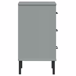 VidaXL 350977 Table de nuit et table de chevet Gris - Vue supplémentaire 6