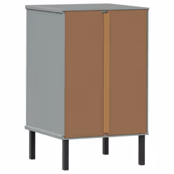 VidaXL 350977 Table de nuit et table de chevet Gris - Vue supplémentaire 7