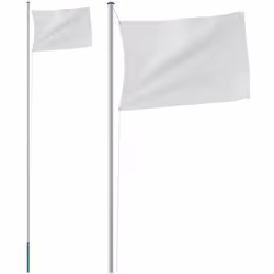 Ce mât de drapeau sectionnel en aluminium est parfait pour un drapeau national ou un drapeau particulier (non inclus), ce qui ...