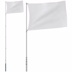 Ce mât télescopique en aluminium est parfait pour un drapeau national ou un drapeau particulier (non inclus), ce qui en fait ...