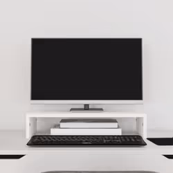 Ce support pour moniteur classique en bois au design minimaliste apporte une belle touche à votre espace de vie actuel. Bois  ...