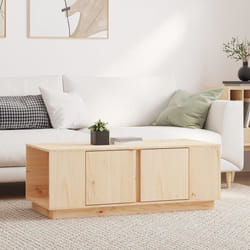 vidaXL Table basse 110x50x40 cm Bois massif de pin