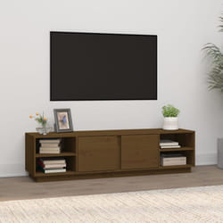 Vidaxl - Meuble tv Marron miel 156x40x40 cm Bois de pin massif