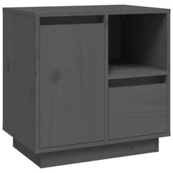 VidaXL 814483 Table de nuit et table de chevet Gris