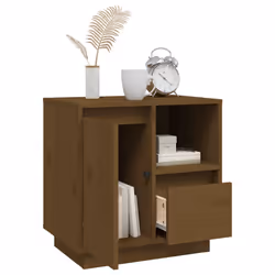 VidaXL 814485 Table de nuit et table de chevet Marron - Vue supplémentaire 5