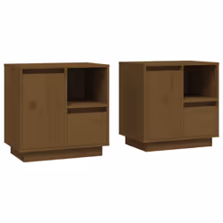 VidaXL 814486, Marron, Bois de pin, 500 mm, 340 mm, 500 mm, 2 pièce(s)