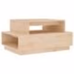 vidaXL Table basse 80x55x40,5 cm Bois massif de pin