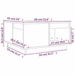 VidaXL 814533 Table à café, latérale et de salon - Vue supplémentaire 8