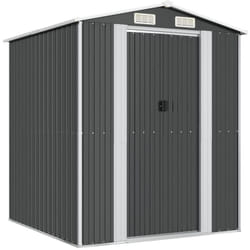 vidaXL Abri de jardin Anthracite 192x191x223 cm Acier galvanisé