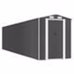 vidaXL Abri de jardin Anthracite 192x855x223 cm Acier galvanisé
