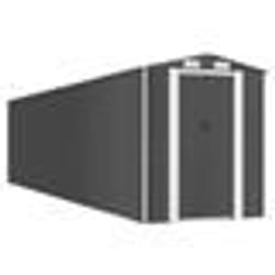 vidaXL Abri de jardin Anthracite 192x855x223 cm Acier galvanisé