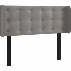 Cette tête de lit avec oreilles classique au design élégant donne à votre cadre de lit un aspect complet et convient à toute  ...