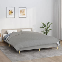 Couverture Lestée Gris 220x235 Cm 15 Kg Tissu