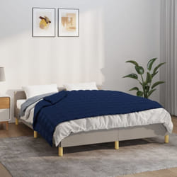 Vidaxl - Couverture lestée Bleu 120x180 cm 5 kg Tissu