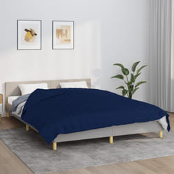Couverture lestée Bleu 200x225 cm 9 kg Tissu