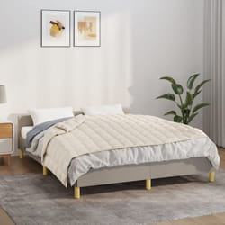 Couverture lestée Crème clair 150x200 cm 11 kg Tissu Vidaxl
