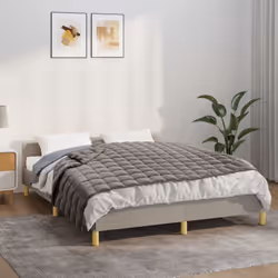 Avez-vous des problèmes de sommeil la nuit ? Cette couverture lestée offre une pression douce et confortable qui aide votre c ...