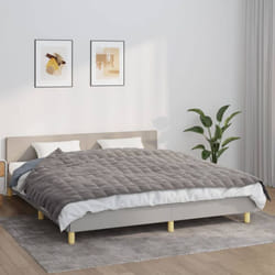 Vidaxl - Couverture lestée Gris 155x220 cm 7 kg Tissu