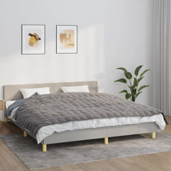 Vidaxl - Couverture lestée Gris 155x220 cm 11 kg Tissu