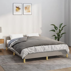 Couverture lestée avec housse Gris 138x200 cm 6 kg Tissu