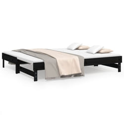 VidaXL 823378 canapé lit sofa Noir