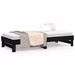 VidaXL 823378 canapé lit sofa Noir - Vue supplémentaire 5