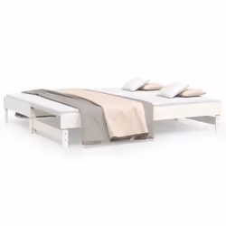 VidaXL 823380, lit sofa, Blanc, Bois de pin, 2025 mm, 950 mm, 335 mm