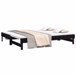 VidaXL 823383 canapé lit sofa Noir