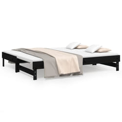 VidaXL 823388 canapé lit sofa Noir