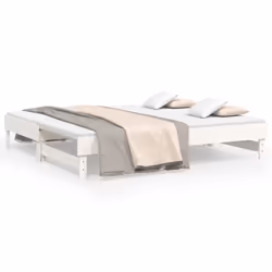 VidaXL 823395, lit sofa, Blanc, Bois de pin, 1925 mm, 795 mm, 335 mm